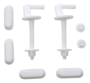 Kit Repuesto Herrajes Asiento Tope Ariel Original Varios Mod Blanco