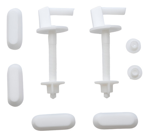 Kit Repuesto Herrajes Asiento Tope Ariel Original Varios Mod Blanco