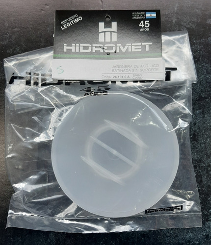 Jabonera Acrilico Satinado Repuesto Hidromet 0136jalo - Imagen 3