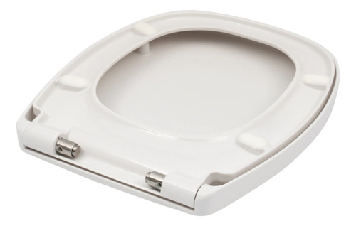 Asiento Tapa Inodoro Adaptable Monaco Ariel Urea Caída Lenta Blanco - Imagen 3