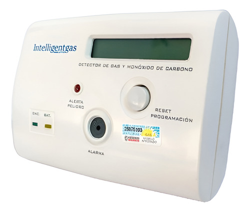 Detector Dual: Gas Y Monóxido De Carbono Pared - Intelligent - Imagen 3