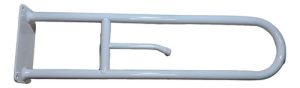Barral De Seguridad Fijo 70 Cm C/portarrollos - Soldart Blanco