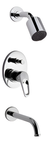 Grifería Fv Arizona Fv 106/b1p Bañera Monocomando Ducha Crom Plateado Cromado Monocomando