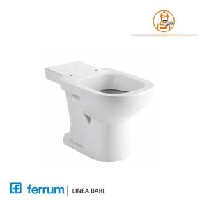 Inodoro Ferrum Bari Largo Solo Blanco