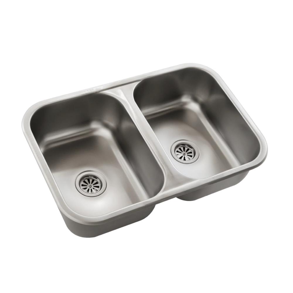 Bacha de Cocina Doble Mi Pileta 104P 57×37×18 cm