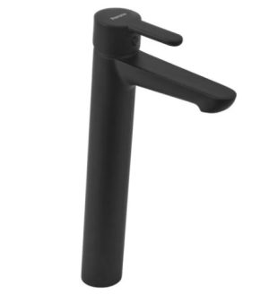 Grifería para Lavatorio Alto Monocomando Peirano Adra Black 61-203N Negro Mate
