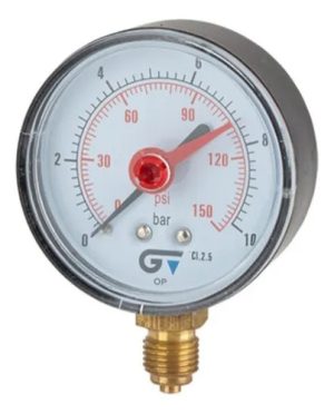 Manómetro Ø 63 10 Bar - 150 Psi Genebre 3825010