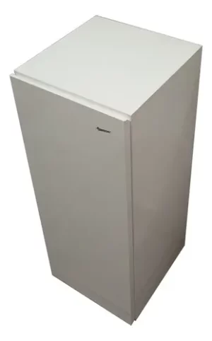 Tolva Organizadora Con Puerta De 28x26x65 Cm Color Blanco Blanco