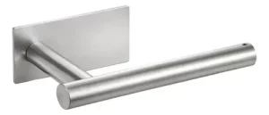 Portarollo D/papel Higiénico D/acero Inox Cairo Autoadhesivo Plateado