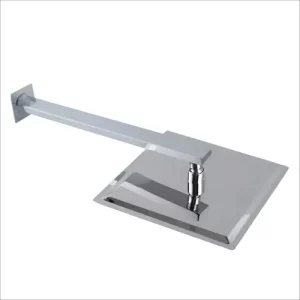 Brazo D/40cm C/ducha De 20x20 Y Roseta D/acero Inox - Mozart Plateado Brillante