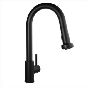 Grifería para Cocina FV Huemul 0412/N9-NG Negra Mate con Rociador Extraíble