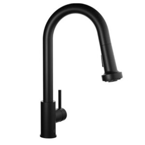 Grifería para cocina FV Huemul 0412/N9-NG negro mate con rociador extraíble