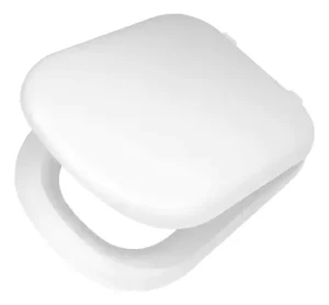 Asiento Tapa Inodoro D/madera H/nylon Adaptable Bari- Mozart Blanco