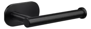 Porta Rollo D/papel Higiénico D/acero Inox Autoadhesivo Negr Negro