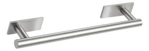 Toallero Barral 40cm De Acero Inoxidable Autoadhesivo Lisboa Plateado