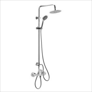 Columna De Ducha Monocomando Cromada 80-203st - Adra Plus