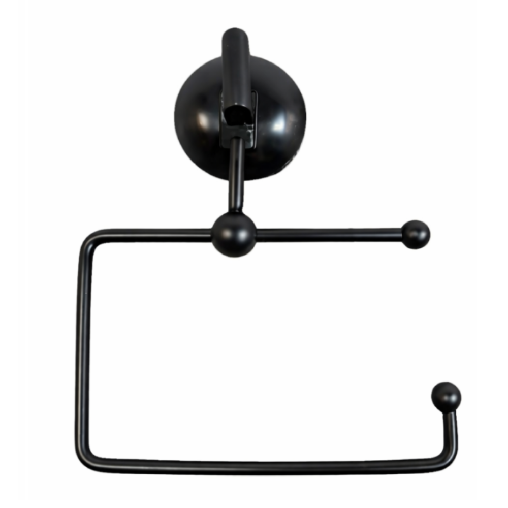 Portarrollo Rack Black para Papel Higiénico Negro