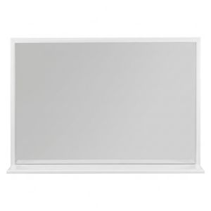 Espejo 80×60 C/repisa S/luz Blanco Arsalaque