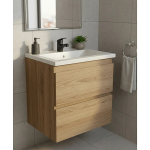 Vanitory Olmo Colgante 50x37x50 + Bacha Marmolina