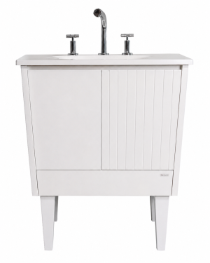 Vanitory Alaska 60 cm con Mesada Maral Blanco