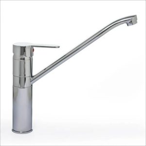 Griferia P/cocina Extra Alta Monocomando Madrid 9028 Mozart Plateado Brillante