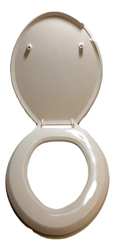 Asiento y Tapa de Inodoro Ariel Adaptable a Línea Florencia Champagne - Imagen 2
