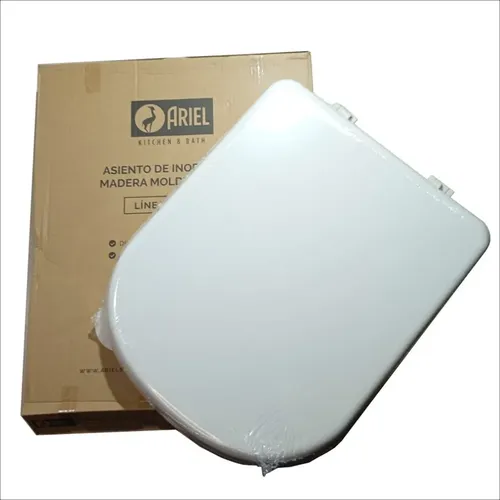 Asiento de Inodoro Ariel 226-P para Línea Bari de Madera Laqueada blanco - Imagen 8