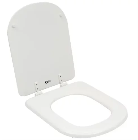Asiento de Inodoro Ariel 226-P para Línea Bari de Madera Laqueada blanco