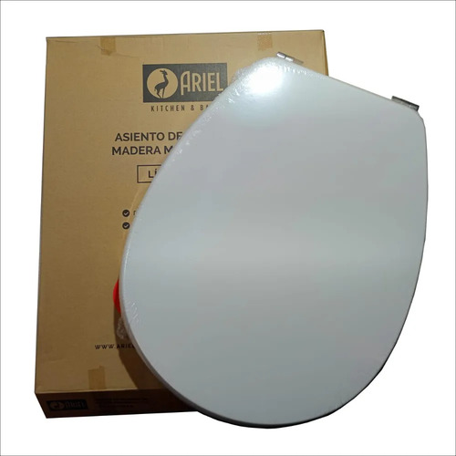Asiento de Inodoro Ariel 206-M para Línea Pilar de Madera Laqueada - Imagen 8