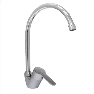 Griferia P/cocina Pico J Fino Monocomando Madrid 8582 Mozart Plateado Cromado