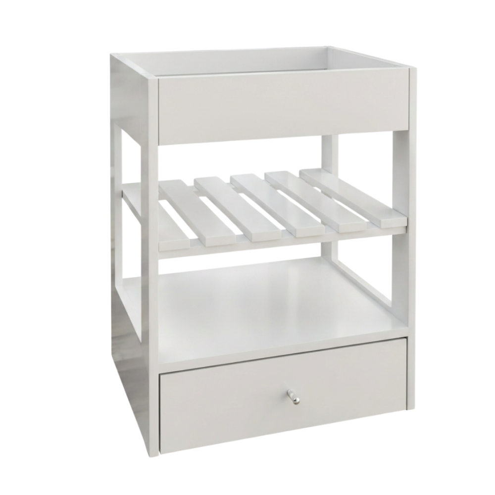 Vanitory Maral Colgante 50 cm Blanco con Deck solo