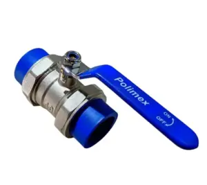 Válvula Esférica con Unión Doble 40 mm Polimex