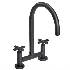 Grifería Para Cocina Bimando Negra 51-190ne Velvet - Peirano Negro Mate