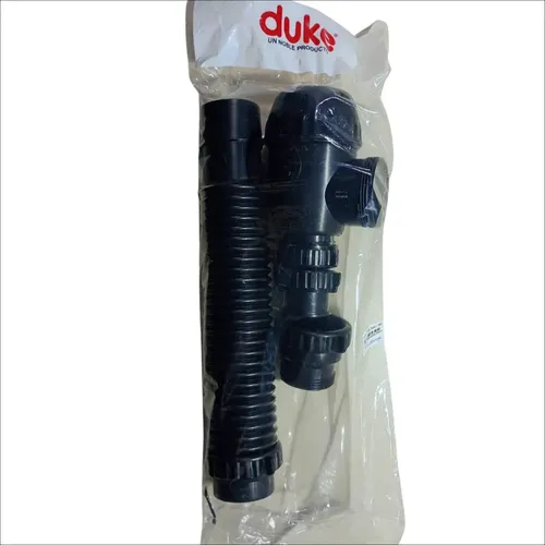 Sifón Simple para Bacha de PVC Regulable Duke Negro - Imagen 3