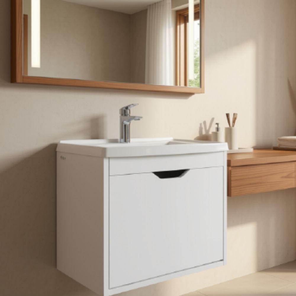 Vanitory de Colgar Ferrum Traful 1 Agujero 1 Puerta JT103-BD - Imagen 2