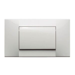 Tapa y Tecla Universal Ideal para Depósito de Embutir Blanca