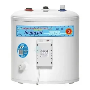 Termotanque Eléctrico Señorial 40 Litros - Linea Zafiro Blanco