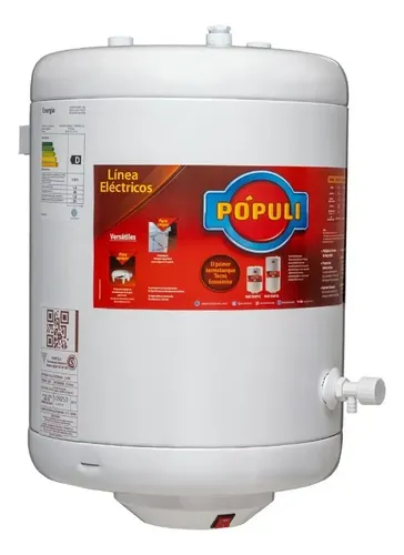 Termotanque eléctrico Ecotermo Pópuli 53 de 49 litros con conexión superior - Imagen 2