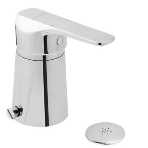 Grifería monocomando para bidet Genebre K8 cromada con transferencia