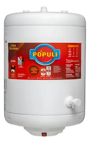 Termotanque eléctrico Ecotermo Pópuli 53 de 49 litros con conexión superior