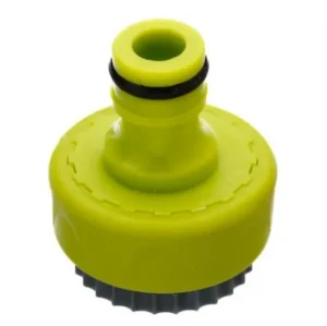 Acople macho para conector rápido Saniplast de 3/4″ a 1/2″ verde