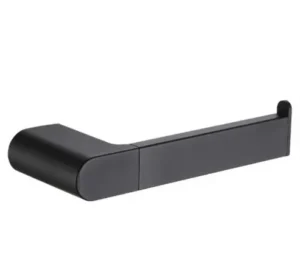 Portarrollo de pared Peirano Soria Black 16040BL de acero inoxidable negro