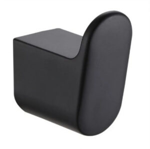 Toallero percha Peirano Soria Black 16030BL de acero inoxidable negro