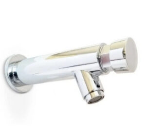 Grifería Temporizada para Lavatorio de Pared Aqualaf Aquamatic 55002 – Cromada