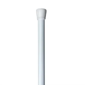 Barral Extensible para Cortina de Baño de Aluminio One-Way Blanco – Hasta 2 m