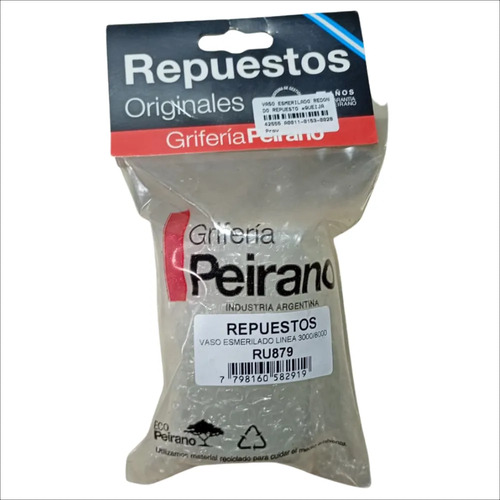 Repuesto de Vaso Portacepillos de Vidrio Esmerilado RU879 – Peirano - Imagen 4